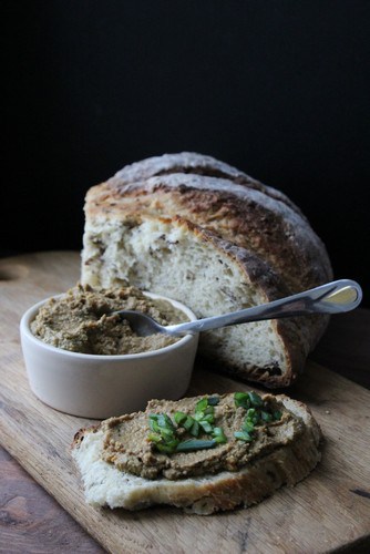 pan untado con crema de atun