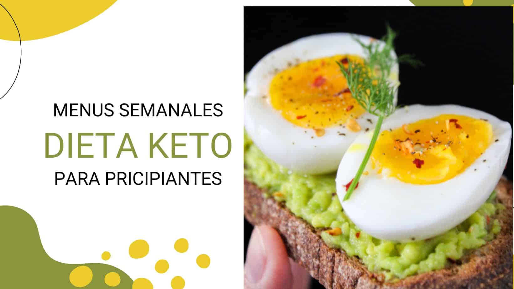 MENU semanales dieta keto para principiantes