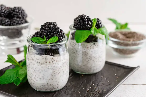 Blackberry-Chia Pudding