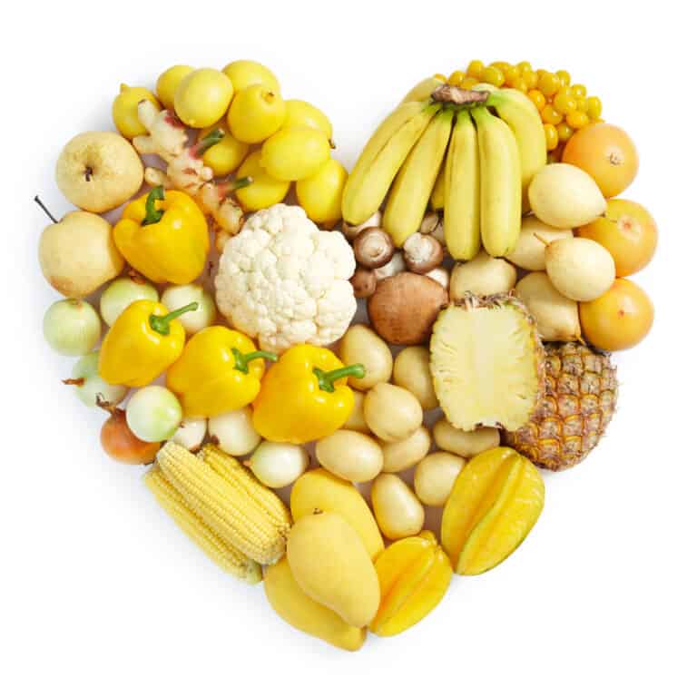 Alimentos de color amarillo beneficios