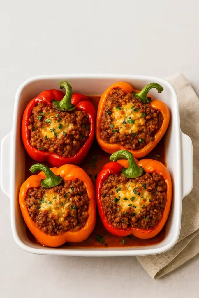 morrones rellenos