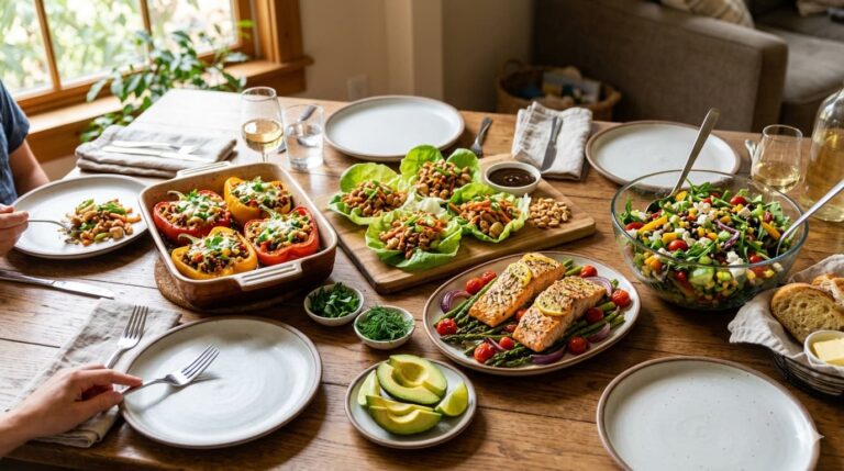 cenas saludables en 30 minutos