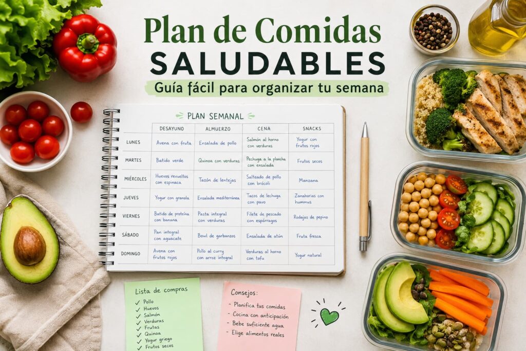 plan de comidas saludables para principiantes