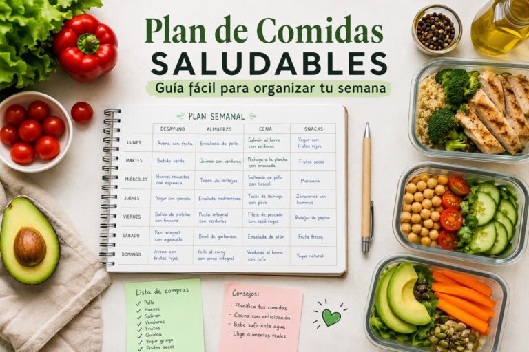 plan de comidas saludables para principiantes